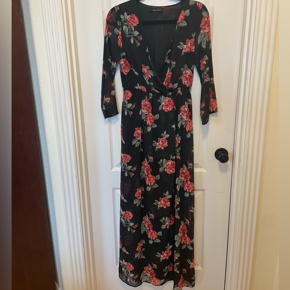 Stunning Floral Floor Length Gown